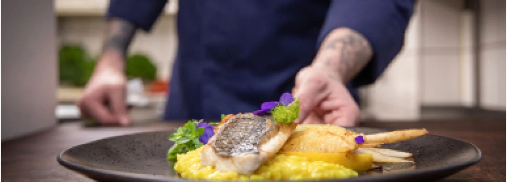  Zitronenrisott mit Fenchel und Dorade