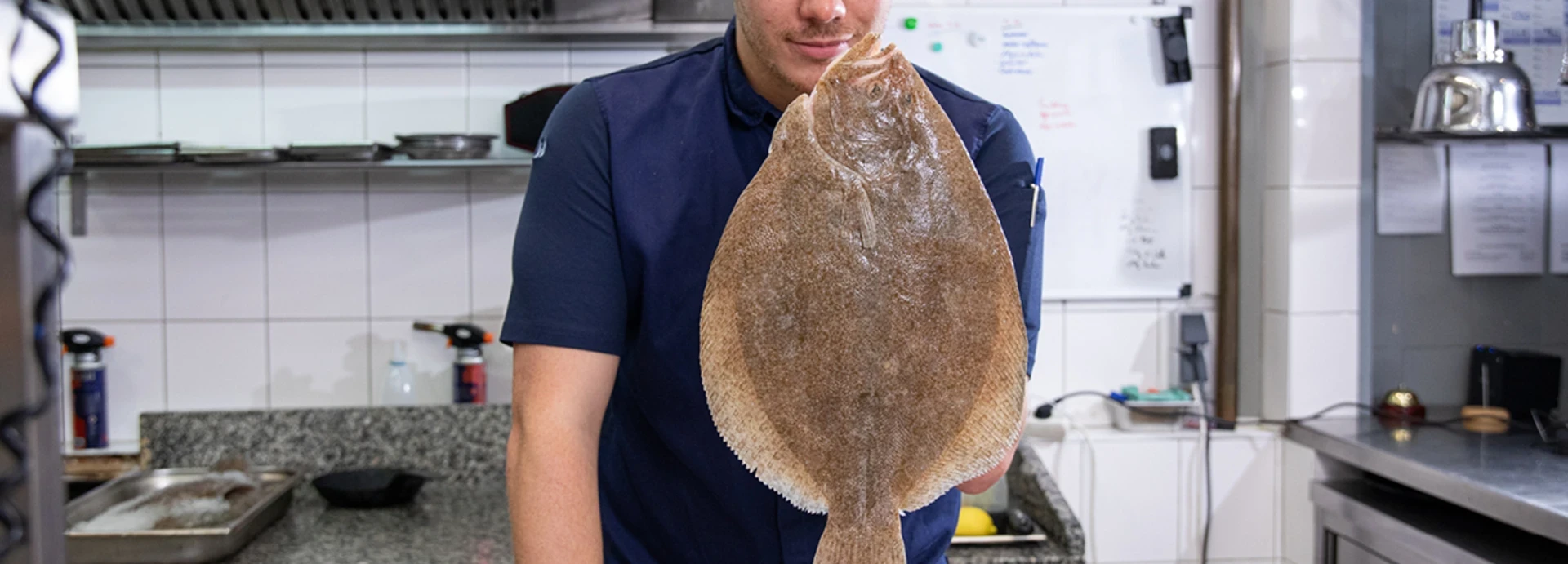  Christopher Wecker mit Glattbutt
