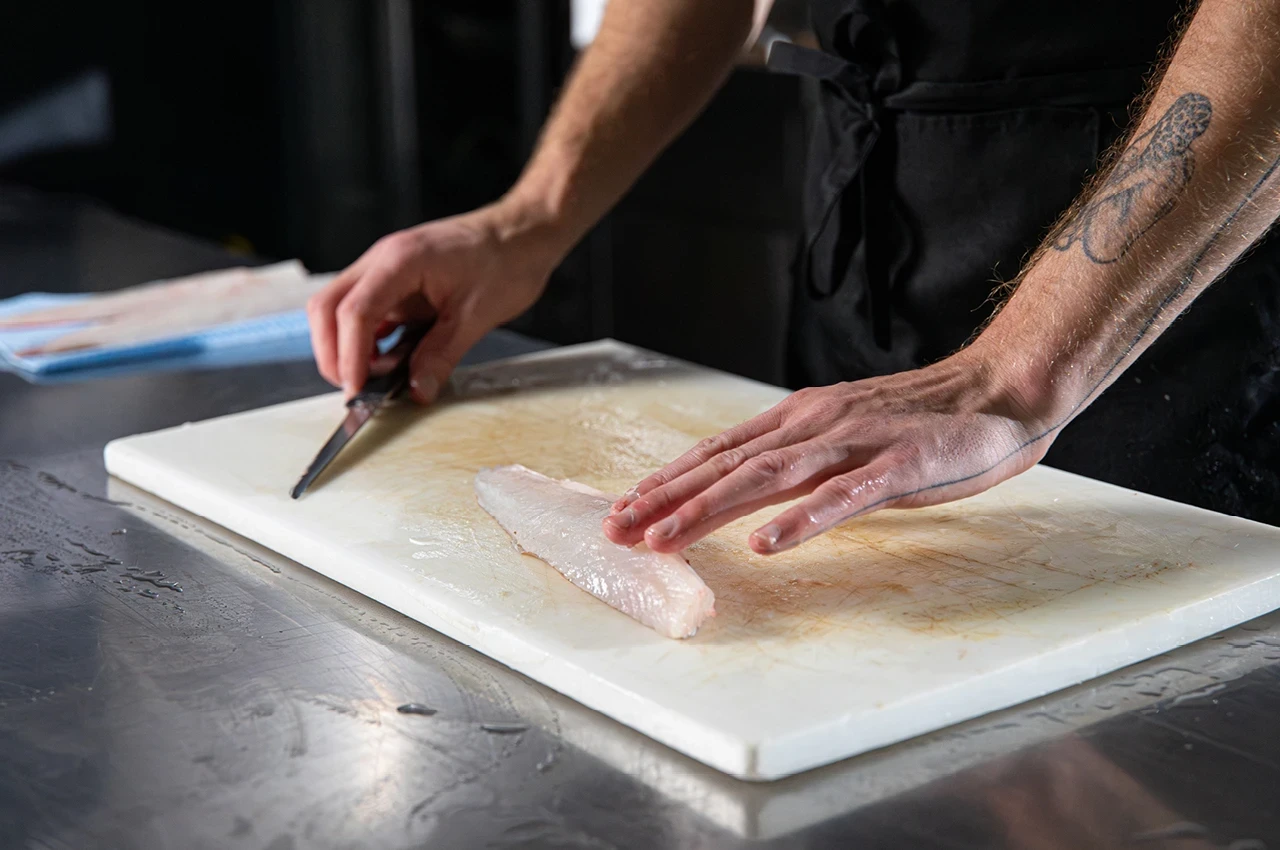  Samuel Hass mit QSFP Knurrhahnfilet