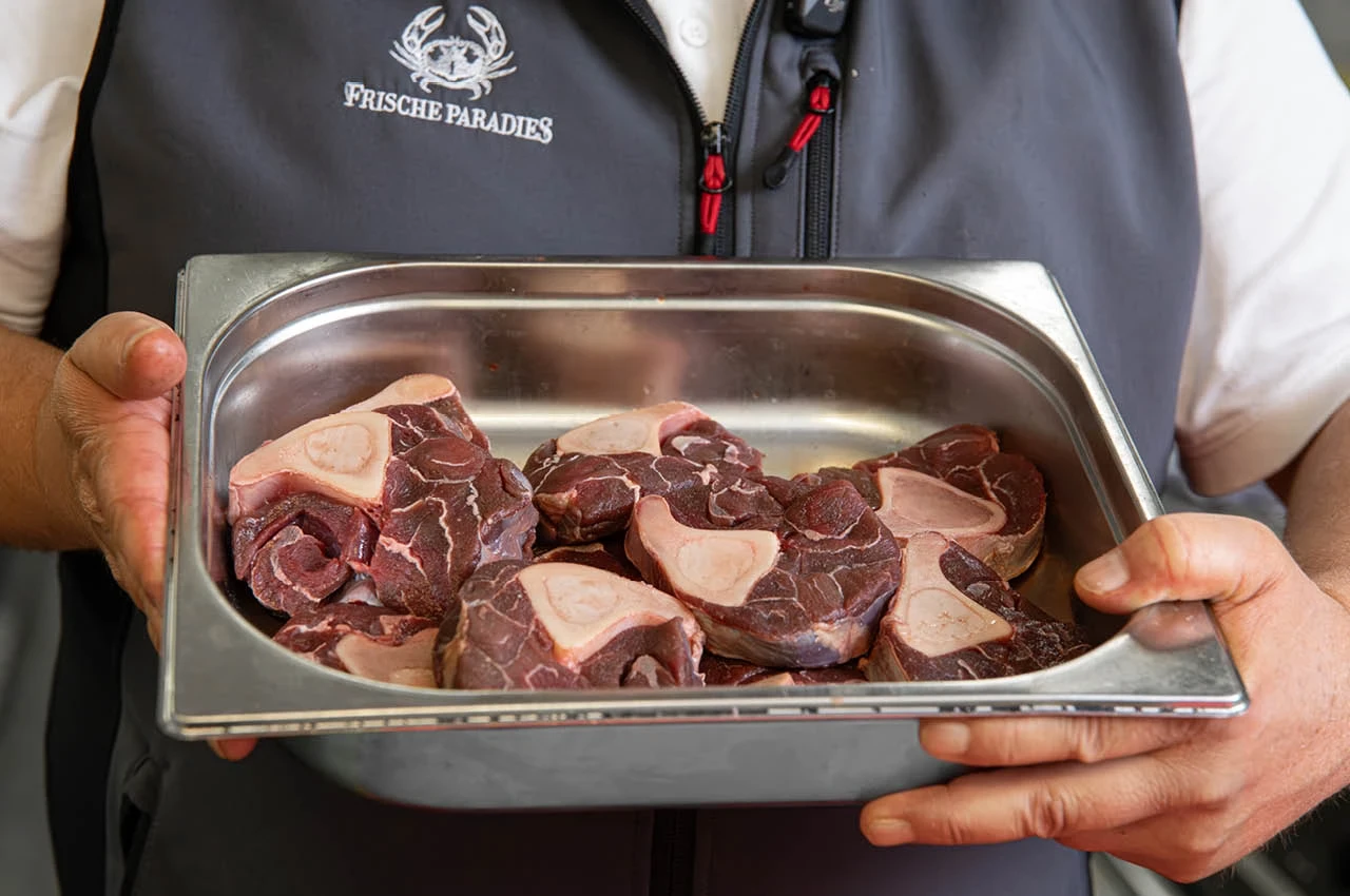  Vorbereitungen Hirsch Osso Bucco
