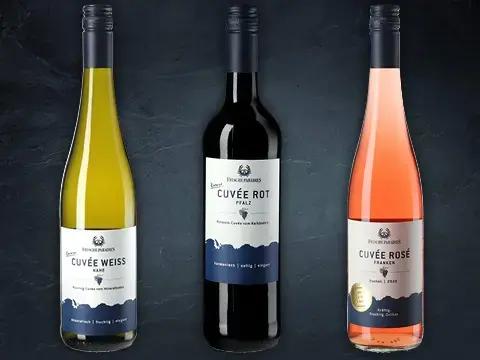 Verschiedene FrischeParadies Weincuvees