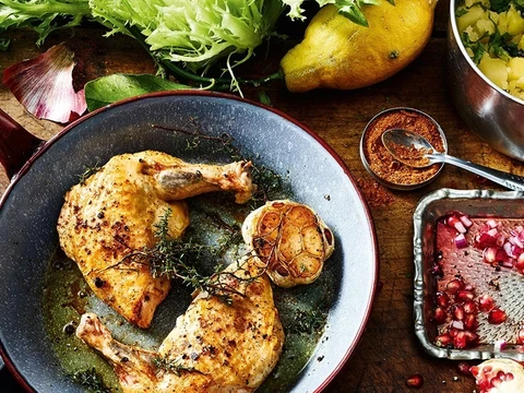 Zubereitetes Maishähnchen Supreme
