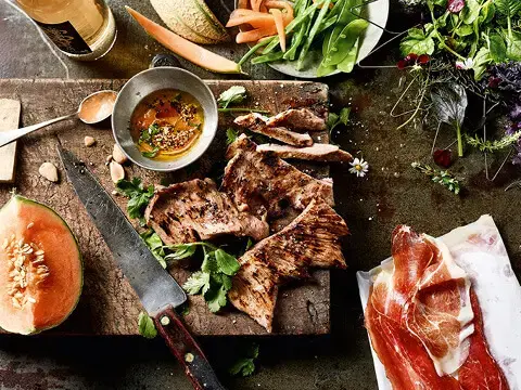 Iberico Secreto vom Grill