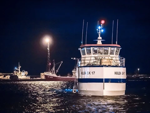 Schiff in Island